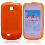 Silikone cirkel cover galaxy mini (Orange)